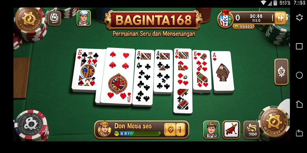 Screenshot permainan DOMINO yang menampilkan gameplay menarik.