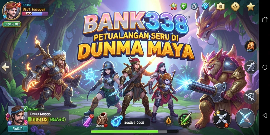 Screenshot BANK338 menunjukkan aksi seru dalam gameplay petualangan yang mendebarkan.