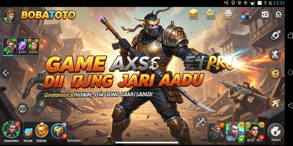Tampilan menakjubkan dari gameplay penuh aksi BOBATOTO.