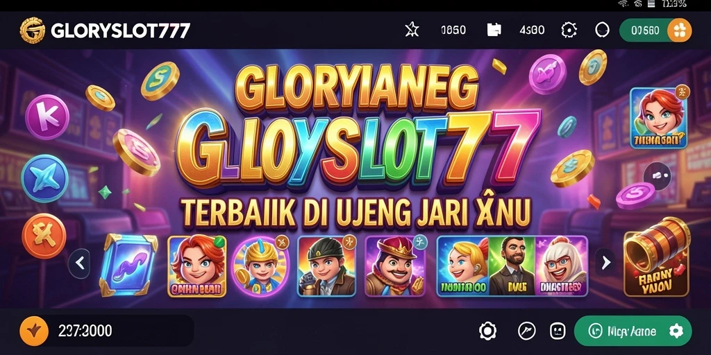 Screenshot gameplay seru GLORYSLOT777 dengan fitur Slot yang menarik.