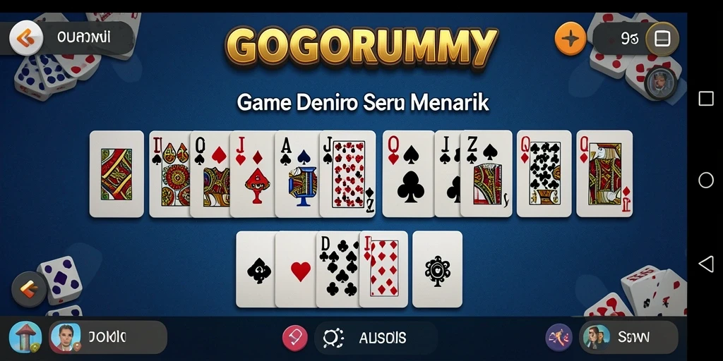 Tampilan gameplay seru GOGORUMMY yang menantang.