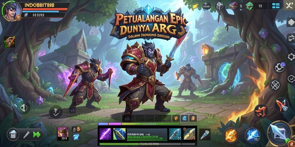 Gameplay seru dan grafis memukau di INDOBIT88.