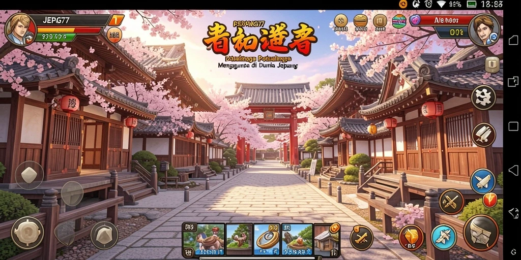 Screenshot gameplay <strong>JEPANG77</strong> menampilkan petualangan mendebarkan di dunia Jepang.