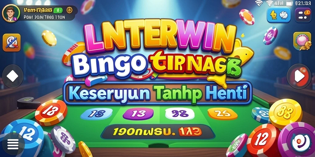 Tampilan menarik gameplay LNTERWIN dalam permainan Bingo.