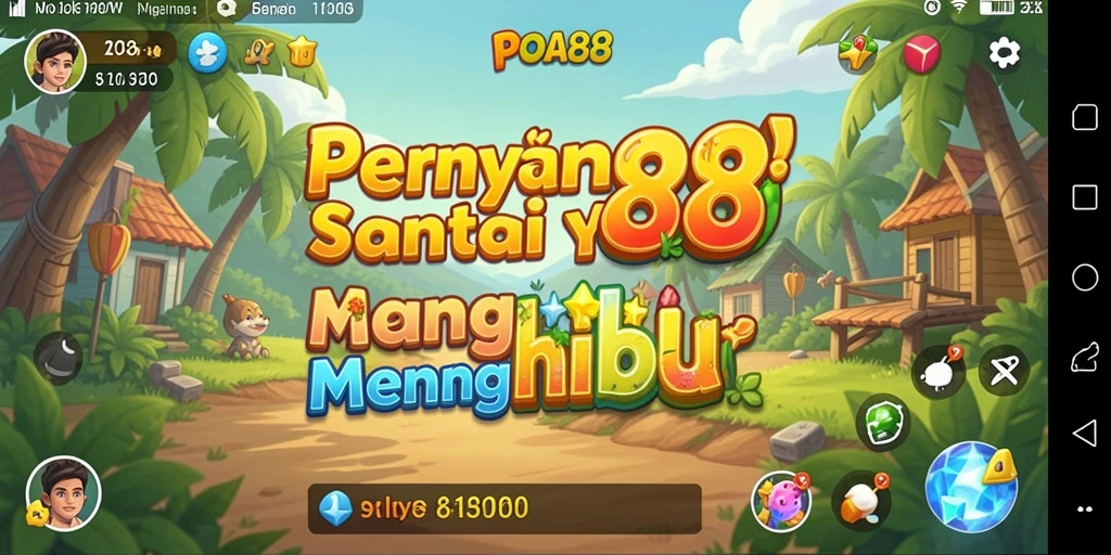 Tampilan gameplay POA88 yang seru dan menghibur.