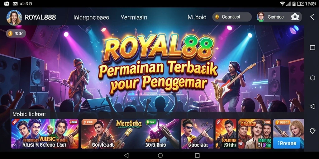 Tampilan gameplay <strong>ROYAL88</strong> yang menarik dan penuh warna.