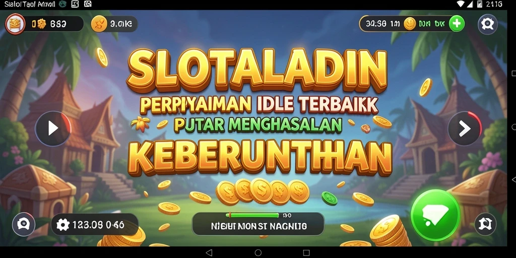Tampilan gameplay <strong>SLOTALADIN</strong> yang menarik dan menghibur.