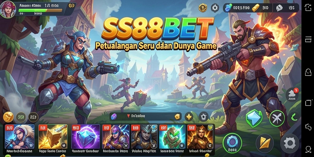 Tampilan gameplay petualangan yang mendebarkan di SS88BET.