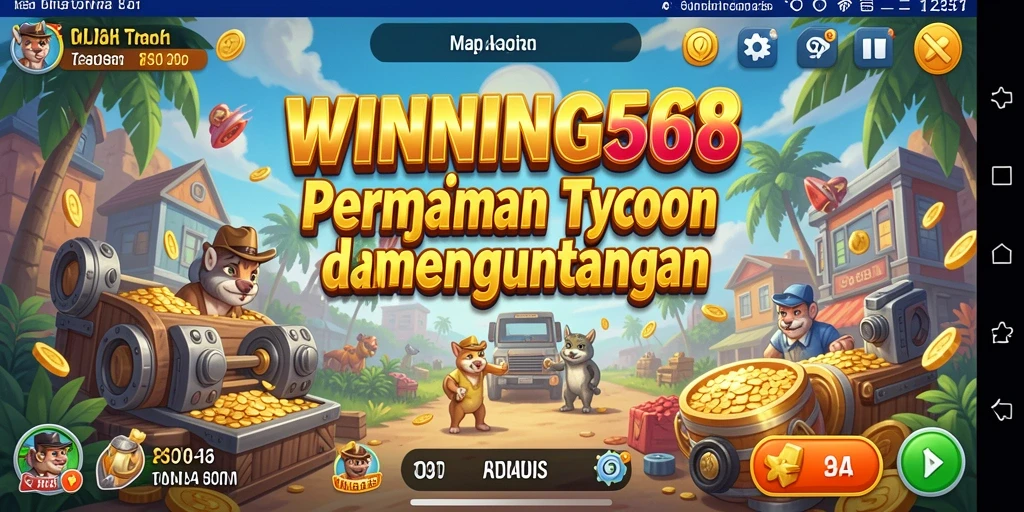 Tampilan menarik dari gameplay WINNING568 yang penuh strategi Tycoon.